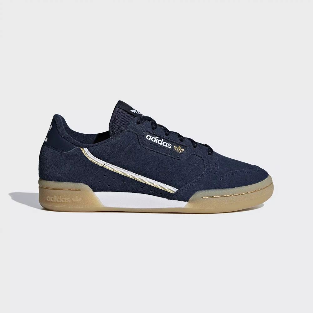 Adidas Continental 80 Tenis Azules Para Niña (MX-47860)